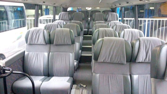 29-seat car interior