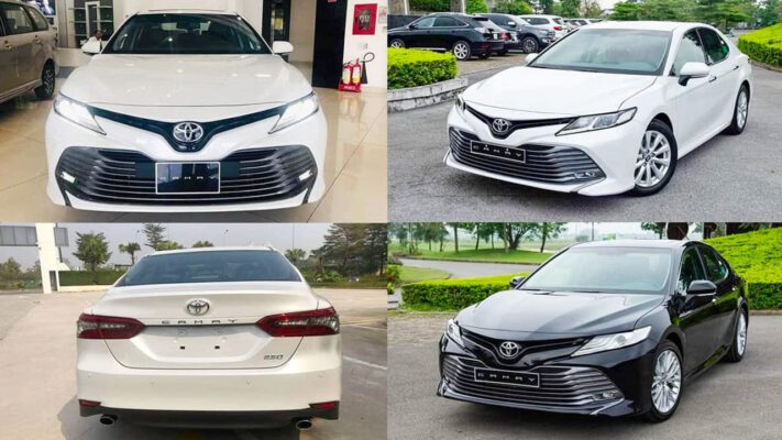 Price list for renting a Toyota Camry in Hanoi